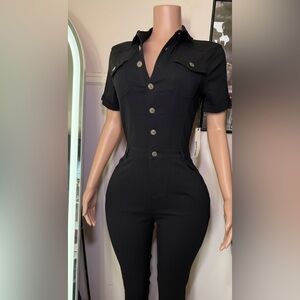 Button-Up Jumpsuit 2 colors